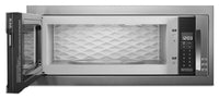 KitchenAid 1.1 Cu. Ft. Built-In Low Profile Microwave and Slim Trim Kit - YKMBT5011KS 