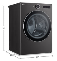 LG 7.4 Cu. Ft. Smart Electric Dryer with TurboSteam® - DLEX6700B  