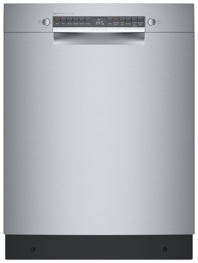 Bosch 800 Series Smart Front-Control Dishwasher with CrystalDry™ and Third Rack - SGE78C55UC  | Lave-vaisselle intelligent Bosch série 800 avec commandes à l’avant, CrystalDry et 3e panier - SGE78C55UC  | SGE785UC