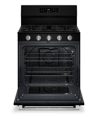 Maytag 5 Cu. Ft. Convection Gas Range with No Preheat Air Fry - Black - MFGS6030RB | Cuisinière à gaz Maytag de 5 pi3 à convection avec friture à air sans préchauffage - noire - MFGS6030RB | MFGS60RB