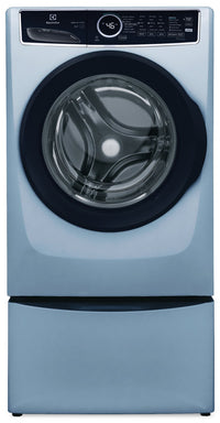 Electrolux 5.2 Cu. Ft. Front-Load High-Efficiency Steam Washer - Glacier Blue - Stackable - ELFW7437… | Laveuse à la vapeur haute efficacité Electrolux à chargement frontal de 5,2 pi³ - bleu glacier - sup…