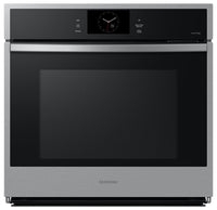 Samsung 30" 5.1 Cu. Ft. Electric Single Wall Oven with Steam Cook and Air Sous Vide - Stainless Stee… | Four mural simple électrique Samsung de 5,1 pi³ et de 30 po avec cuisson à la vapeur et Air Sous Vid…