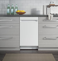 Profile 18" 47 dBA Built-In Top-Control Dishwasher with Calrod Heater - White - PDT145SGLWW | Lave-vaisselle encastré Whirlpool de 18 po et de 47 dBA avec commandes sur le dessus et 3e panier - …