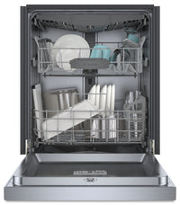 Bosch 300 Series Smart Dishwasher with PrecisionWash™ and Third Rack - SHE53CE5N | Lave-vaisselle Bosch de série 300 avec système PrecisionWashMC et 3e panier - SHE53CE5N | SHE53E5N