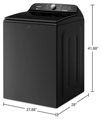 Whirlpool 6.1 Cu. Ft. Top-Load Washer - Volcano Black - WTW6157PB | Laveuse Whirlpool à chargement par le haut de 6,1 pi³ - noir volcan - WTW6157PB