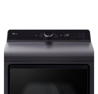 LG 7.3 Cu. Ft. Electric Dryer - Matte Black - DLE8400BE | Sécheuse électrique LG de 7,3 pi³ - noir mat - DLE8400BE