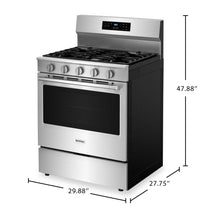 Maytag 5 Cu. Ft. Convection Gas Range with No Preheat Air Fry - Stainless Steel - MFGS6030RZ | Cuisinière à gaz Maytag de 5 pi3 à convection avec friture à air sans préchauffage - acier inoxydable - MFGS6030RZ | MFGS60RZ