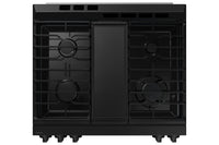 Samsung 6 Cu. Ft. Smart Gas Slide In Range with Air Fry and Fan Convection - Stainless Steel - NSG6D… | Cuisinière intelligente à gaz encastrée Samsung de 6 pi³ avec friture à air et convection par ventil…