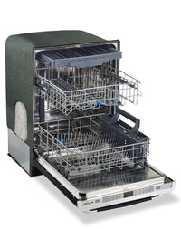 Classic Retro by Unique 24" 45 dBA Top-Control Dishwasher - Midnight Black - UGP-24CR DW B | Lave-vaisselle Classic Rétro par Unique de 24 po et de 45 dBA avec commandes sur le dessus - noir minuit - UGP-24CR DW B | U24CRDWB