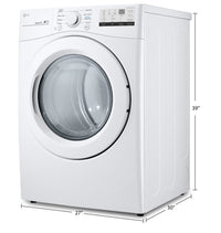 LG 7.4 Cu. Ft. Ultra Large Capacity Electric Dryer - DLE3400W 