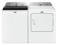 Maytag 5.4 Cu. Ft. Pet Pro Top-Load Washer and 7 Cu. Ft. Electric Dryer - White 