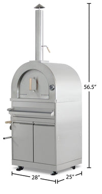 Thor Kitchen Outdoor Pizza Oven with Cabinet - MK07SS304 