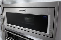 KitchenAid 1.1 Cu. Ft. Built-In Low Profile Microwave and Slim Trim Kit - YKMBT5011KS 