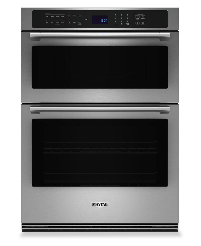 Maytag 6.4 Cu. Ft. Combination Wall Oven with Air Fry and Basket - MOEC6030LZ 