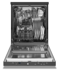 GE 24" Portable Top-Control Dishwasher - GPT225SSLSS 