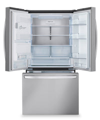 LG 36" 31 Cu. Ft. French-Door Standard-Depth MAX™ Refrigerator - Smudge Proof Stainless Steel - LF31… | Réfrigérateur LG de 31 pi³ et de 36 po à portes françaises de profondeur standard MAXMC - acier inox…