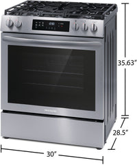 Frigidaire 5.1 Cu. Ft. Freestanding Gas Range with Convection Bake - FCFG3083AS 