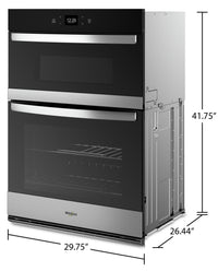 Whirlpool 6.4 Cu. Ft. Smart Combination Wall Oven - WOEC5030LZ  