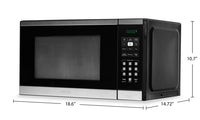 Danby 0.9 Cu. Ft. Countertop Microwave - Stainless Steel - DBMW0925BBS | Four à micro-ondes de comptoir Danby de 0,9 pi3 - acier inoxydable - DBMW0925BBS | DBMW09BS