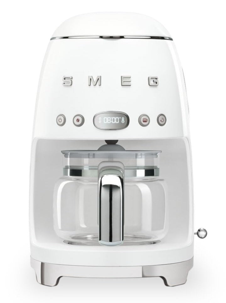 Smeg 10-Cup Drip Coffeemaker - DCF02WHUS|Cafetière à filtre Smeg de 10 tasses - DCF02WHUS