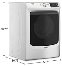 Maytag 7.4 Cu. Ft. Pet Pro Smart Electric Dryer - White - YMED7020RW | Sécheuse électrique intelligente Pet Pro de 7,4 pi3 de Maytag – YMED7020RW | YMED702W