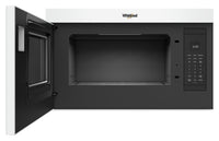 Whirlpool 1.1 Cu. Ft. Flush Over-the-Range Microwave with 900 Watts Cooking - White - YWMMF5930PW | Four à micro-ondes à hotte intégrée Whirlpool de 1,1 pi³ à installation affleurée avec cuisson à 900…