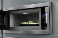 KitchenAid 1.1 Cu. Ft. Built-In Low Profile Microwave and Slim Trim Kit - YKMBT5011KS 