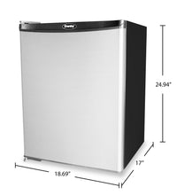 Danby 18.7" 2.2 Cu. Ft. Single-Door Mini Fridge - Stainless Steel - DAR022A1SLDB | Mini réfrigérateur Danby de 2,2 pi³ et de 18,7 po à 1 porte - acier inoxydable - DAR022A1SLDB