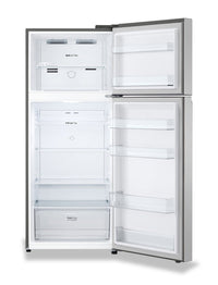 LG 28" 13 Cu. Ft. Top-Mount Refrigerator - Platinum Silver - LT13C2000V | Réfrigérateur LG de 13 pi³ et de 28 po à congélateur supérieur - argenté platine- LT13C2000V