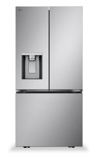 LG 33" 20 Cu. Ft. French-Door Counter-Depth MAX™ Refrigerator - Smudge Proof Stainless Steel - LF20C… | Réfrigérateur LG de 20 pi³ et de 33 po à portes françaises de profondeur comptoir MAXMC - acier inox…