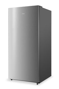 Midea 21 Cu. Ft. Convertible 2-in-1 Upright Refrigerator-Freezer - Stainless Steel - MRU21B6ASL | Appareil vertical 2 en 1 Midea de 21 pi3 convertible en réfrigérateur ou congélateur - acier inoxydable - MRU21B6ASL | MRU21BSL