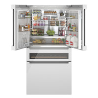 Bosch 36" 20.5 Cu. Ft. 800 Series Smart Counter-Depth French-Door Refrigerator - B36CL81ENW  | Réfrigérateur intelligent Bosch série 800 de 36 po et de 20,5 pi3 de profondeur comptoir à portes françaises - B36CL81ENW  | B36CL81W