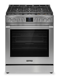 Frigidaire Professional 6 Cu. Ft. Gas Range With Total Convection and Air Fry - Smudge-Proof® Stainl… | Cuisinière à gaz Frigidaire Professional de 6 pi³ avec convection totale et friture à air - acier in…