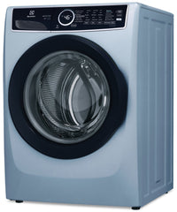 Electrolux 5.2 Cu. Ft. Front-Load High-Efficiency Steam Washer - Glacier Blue - Stackable - ELFW7437… | Laveuse à la vapeur haute efficacité Electrolux à chargement frontal de 5,2 pi³ - bleu glacier - sup…