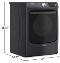 Maytag 7.4 Cu. Ft. Pet Pro Smart Electric Dryer - Midnight Steel - YMED7020RF  | Sécheuse électrique intelligente Pet Pro de 7,4 pi3 de Maytag - acier minuit - YMED7020RF  | YMED7020