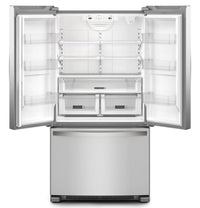 Whirlpool 36" 20 Cu. Ft. Counter-Depth French-Door Refrigerator - Stainless Steel - WRFC2036RZ  | Réfrigérateur Whirlpool de 20 pi3 et de 36 po de profondeur comptoir à portes françaises - acier inoxydable - WRFC2036RZ  | WRFC20RZ