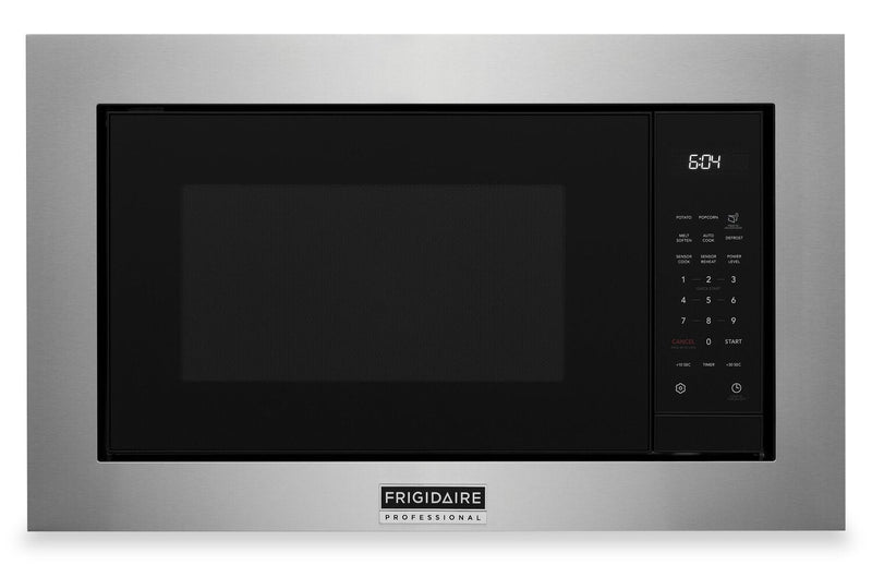 Frigidaire Professional 2.2 Cu. Ft. Built-In Microwave - Smudge-Proof® Stainless Steel - PMBS3080BF | Four à micro-ondes encastré Frigidaire Professional de 2,2 pi3 - acier inoxydable Smudge-ProofMC - PMBS3080BF | PMBS30BF