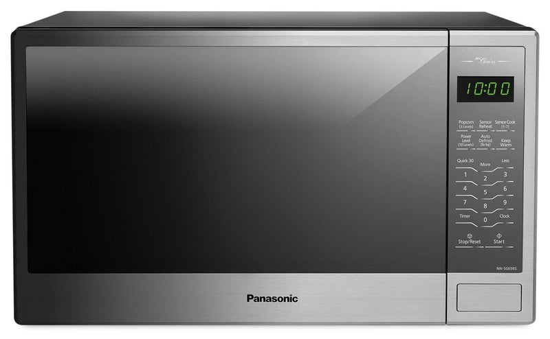 Panasonic Genius® 1.3 Cu. Ft. Countertop Microwave - NNSG656SC | Four à micro-ondes de comptoir Panasonic GeniusMD de 1,3 pi3 - NNSG656SC | NNSG65SC