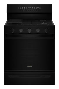 Whirlpool 5 Cu. Ft. Smart Gas Range with Air Fry and Self-Clean - Black - WFGS7530RB | Cuisinière intelligente à gaz Whirlpool de 5 pi³ avec friture à air et autonettoyage - noire - WFGS7530RB | WFGS75RB