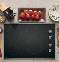 GE 30" 4-Element Electric Cooktop - Stainless Steel - JP3030SWSS | Surface de cuisson électrique GE de 30 po à 4 éléments - acier inoxydable - JP3030SWSS | JP3030SW