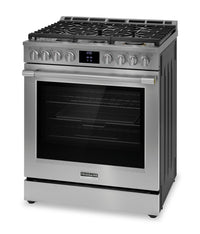 Frigidaire Professional 6 Cu. Ft. Gas Range With Total Convection and Air Fry - Smudge-Proof® Stainl… | Cuisinière à gaz Frigidaire Professional de 6 pi³ avec convection totale et friture à air - acier in…