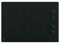 GE 30" 4-Burner Electric Cooktop - Black - JP3030DWBB | Surface de cuisson électrique GE de 30 po à 4 brûleurs - noire - JP3030DWBB | JP3030DW