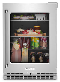 KitchenAid 5.2 Cu. Ft. Right-Opening Under-Counter Refrigerator - KURR314KSS 