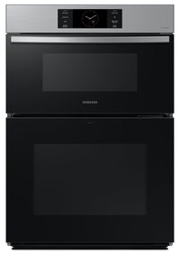 Samsung 30" 7 Cu. Ft. Electric Micowave Combination Wall Oven with AI Pro Cooking™ Camera - Stainles… | Four à micro-ondes combiné avec four mural électrique Samsung de 7 pi³ et de 30 po avec caméra AI Pr…