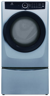 Electrolux 8 Cu. Ft. Electric Dryer with Steam - Glacier Blue - Stackable - ELFE743CAG | Sécheuse électrique Electrolux de 8 pi³ avec vapeur - bleu glacier - superposable - ELFE743CAG