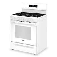 Whirlpool 5 Cu. Ft. Gas Range with Air Fry and Self-Clean - White - WFGS5030RW | Cuisinière à gaz Whirlpool de 5 pi³ avec friture à air et autonettoyage - blanche - WFGS5030RW | WFGS50RW