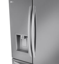 LG 36" 31 Cu. Ft. French-Door Standard-Depth MAX™ Refrigerator - Smudge Proof Stainless Steel - LF31… | Réfrigérateur LG de 31 pi³ et de 36 po à portes françaises de profondeur standard MAXMC - acier inox…