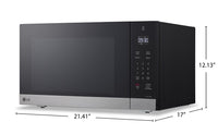 LG 1.5 Cu. Ft. NeoChef™ Countertop Microwave with Smart Inverter and Sensor Cooking - MSER1590S | Four à micro-ondes de comptoir LG NeoChefMC de 1,5 pi3 avec technologie Smart Inverter et cuisson par capteur - MSER1590S | MSER159S