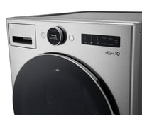 LG 5.2 Cu. Ft. Front-Load Washer and 7.4 Cu. Ft. Electric Dryer with TurboSteam® 