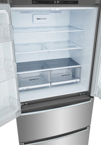 LG 19 Cu. Ft. Counter-Depth Slim Fit French-Door Refrigerator - LRMNC1803S - Refrigerator in Stainless Steel